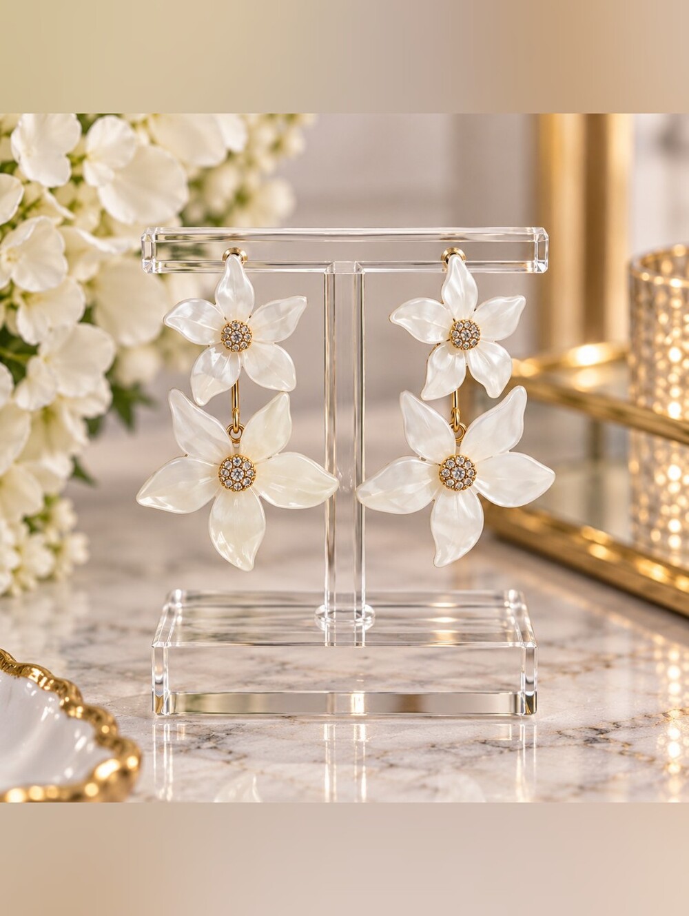 BAUBLEBAR Faye Floral Earrings